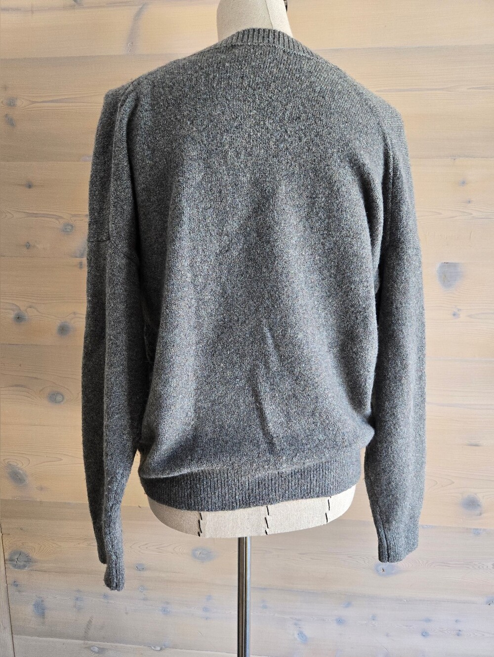 Madewell Oversize V-Neck Pocket Front Wool Blend Cardigan S - Picture 2 of 4
